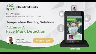 August 2020 Webinar ReopenSafely  Temperature Reading amp Face Mask Detection [upl. by Yelroc]