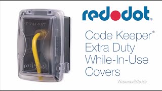 Red Dot® Code Keeper Extra Duty While In Use Covers [upl. by Malliw]