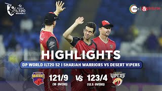 ILT20 S2  English  HIGHLIGHTS  Tom KohlerCadmore amp Colin Munro  SW vs DV  T20  11th Feb [upl. by Cirnek]