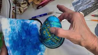 Pysanky Challenge  Writing on VERY OLD GOOSE EGGS [upl. by Nerraf345]