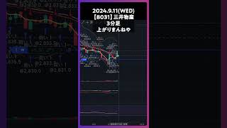 【8031】三井物産 上がりまんねや trading 株 チャート分析 デイトレ 投資 個別株 [upl. by Mccallion228]