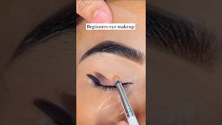 Beginners Eye Makeup😱 beutyhack makeupeyemakeupshorts youtubefeed eyeshadow youtubeshortsyt [upl. by Adallard]