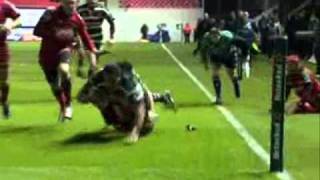 WRN Heineken Cup 201011 Round 5 Scarlets vs Leicester [upl. by Zetnas]