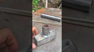 Make hammer handles from springs [upl. by Fronniah]