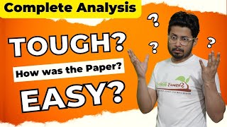 CSIR NET life science December 2023 exam analysis  paper easy or tough [upl. by Aarika819]