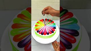 1kg Pista Flavour Cake Design Multi Colour Beautiful Cake cakedesign youtube shorts food art [upl. by Asp25]