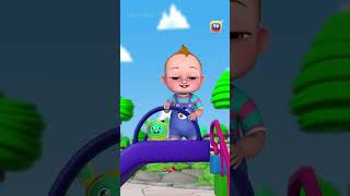 Learn about colors on the Rainbow Slide with BabyTaku funny kidsfun babytoyshow kidsshorts [upl. by Nnylrefinnej]