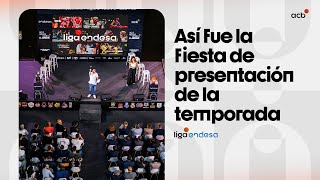 Así fue la fiesta de presentación de la Liga Endesa  Liga Endesa 202425 [upl. by Aisylla]