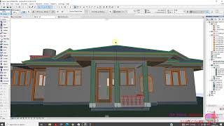 How to Design with Cadimage in Archicad  Roof column cover Gatter down pipe design Archicad 19 [upl. by Hadwyn63]