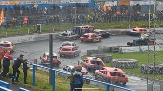 Cowdenbeath Crash Compilation Saloon Scottish Championship Meeting 2023 [upl. by Cilo]