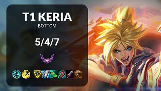 T1 Keria Ezreal vs KaiSa BOTTOM  KR Patch 1416 [upl. by Truelove]