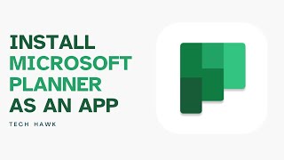 Install Microsoft Planner as an App  Desktop App for Planner  Planner Software of Office 365 [upl. by Allegna]