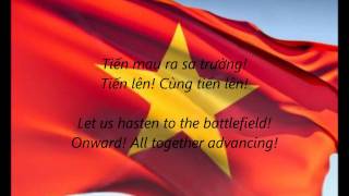 Vietnamese National Anthem  quotTiến Quân Caquot VIEN [upl. by Eloccin]