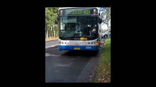 824 arriving at Wentworthville PS Station St stop [upl. by Mich922]