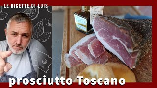 prosciutto crudo toscano al pepe fatto in casa da un norcino [upl. by Ecnedac]