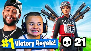 KAYLEN DOUBLE PUMPS LIKE TSM DAEQUAN IN OG FORTNITE SHOT GUN ONLY CHALLENGE [upl. by Dej]