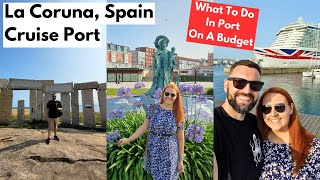 Visiting La Coruna Spain By Cruise Ship  Self Guided Walking Tour Of Things To Do On A Budget [upl. by Tammany]