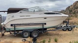 Bayliner 2455 boat 65 diesel engine project  Boat marine repower  Part 1 [upl. by Demah215]