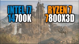 i7 14700K vs 7800X3D Benchmarks  Tested in 15 Games and Applications [upl. by Claudetta]