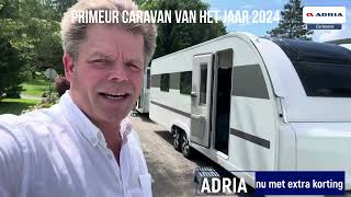 PRIMEUR ADRIA ALPINA 663 HT MEERBEEK CARAVANS EN CAMPERS REVIEW 2025 [upl. by Quinton]