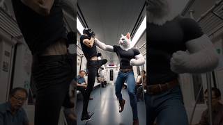 Dad Cat save his son from terrorist 🙀 cat catsoftiktok shortsfeed trendingshorts viralshorts [upl. by Asiluj]