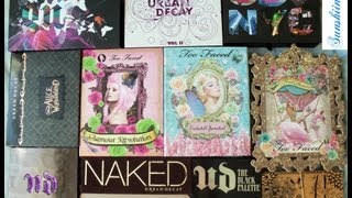 Mes palettes  Urban Decay amp Too Faced [upl. by Tongue]