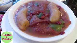 SOPA DE FRIJOLES CON CHICHARRONES  HONDURENA [upl. by Aserahs]