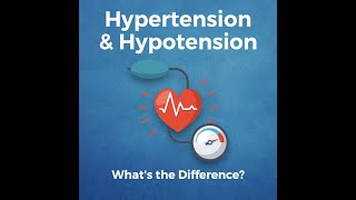 Whats the Difference Between Hypertension amp Hypotension  High and Low Blood Pressure Explained [upl. by Steere917]