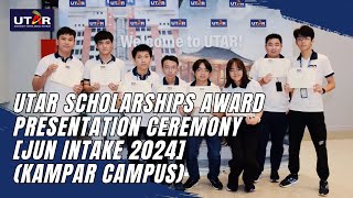 UTAR Scholarship Award Presentation Ceremony for June 2024 Intake at Kampar Campus [upl. by Cavan]