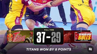 Pro Kabaddi 2024 Today Match Highlight Telugu Titans vs Bengaluru Bulls PKL Season 11 Highlight [upl. by Johanan]