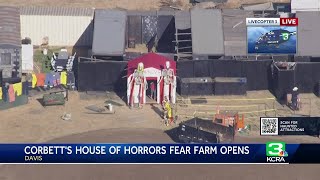 Corbetts House of Horrors Fear Farm Opens in Yolo County [upl. by Aicnelev]