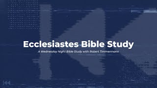 Ecclesiastes Bible Study  Ep 1 [upl. by Lirbaj]