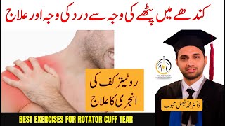 Rotator Cuff Tear Urdu  Supraspinatus Tear  Rotator Cuff Strengthening Exercises  Physiotherapy [upl. by Iadrahc]