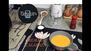 Crema de calabaza Receta Cecotec Mambo [upl. by Marih]