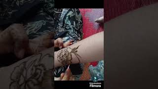 Guess the design yutubeshorts shortvideo mehndidesign shortsviral slowednaat aesthetic henna [upl. by Ahsimak]