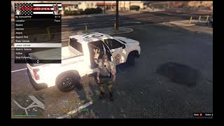 K9 Partner Steals My Truck lspdfr LSPDFR Blooper [upl. by Airitac]