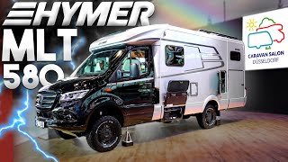 Der NEUE Hymer MLT 580 4x4 🔥  ALLE Details zum UPDATE  Caravan Salon Düsseldorf 2023 [upl. by Domenico296]