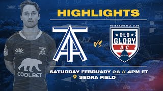 Toronto Arrows  Match Highlights vs Old Glory DC Feb 26 2022 [upl. by Engud834]