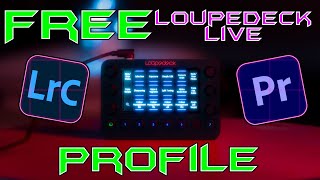 Free Loupedeck Live Profile  For Lightroom amp Premiere Pro  Loupedeck Live Setup Video [upl. by Cassandre]