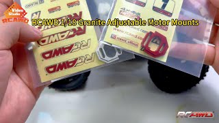 RCAWD New Release ARRMA GROM Adjustable Motor Mounts [upl. by Salguod]