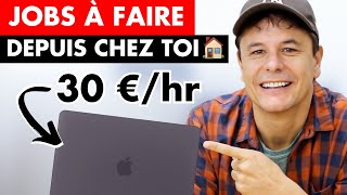 20 Jobs en Ligne pour Gagner de lArgent depuis chez toi les 20 jobs les mieux payés [upl. by Sidras208]