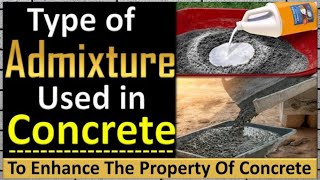 Concrete Technology Admixture and its classification [upl. by Collette528]