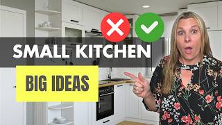 Small Kitchen Design Secrets Revealed  How to Design a Small Kitchen [upl. by Leontyne]