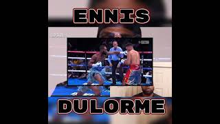 JARON ENNIS quotSTOPSquot DULORME IN 1 ROUND🔕 shorts jaronennis [upl. by Tezil]