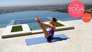 Slim Waist Yoga Routine  The Yoga Solution With Tara Stiles [upl. by Aivatnwahs377]