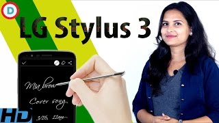 LG Stylus 3  Pen Enabled 4G VOLTE Smartphone  Price amp Full Features In Hindi [upl. by Kemp627]