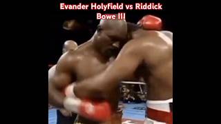 Evander Holyfield vs Riddick Bowe III Evander Holyfield KO shorts [upl. by Sunev844]