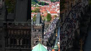 Pragues Magic Aerial Drone Tour of the Czech Capital [upl. by Ayanaj]