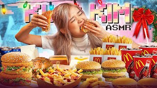 ENG SUB ASMR MCDONALDS MUKBANG DOUBLE BIG MAC AND CHEESE  АСМР МУКБАНГ ДВОЙНОЙ БИГМАК МАКДОНАЛЬДС [upl. by Boar]