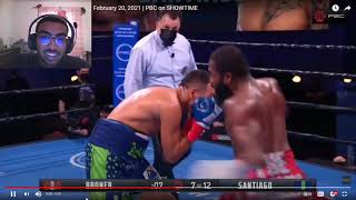 Broner vs Santiago HIGHLIGHTS February 20 2021  PBC on SHOWTIME Reaction Video [upl. by Osber]